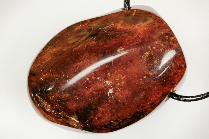 Polished Chiapas Amber Necklace #197904